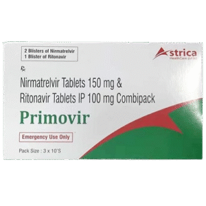 Primovir Combipack (Nirmatrelvir 150mg & Ritonavir 100mg)