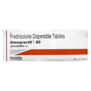 Prednisolone 20mg (Omnacortil) Tablets $38.00 – $110.00